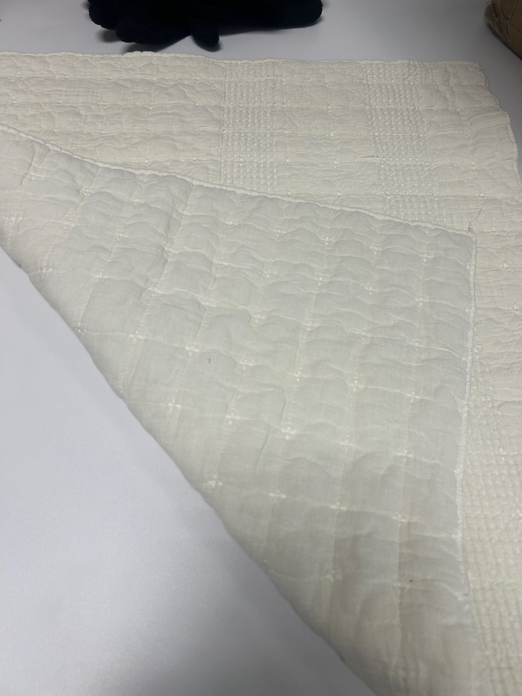 Haven Quilt Set — Cream White
