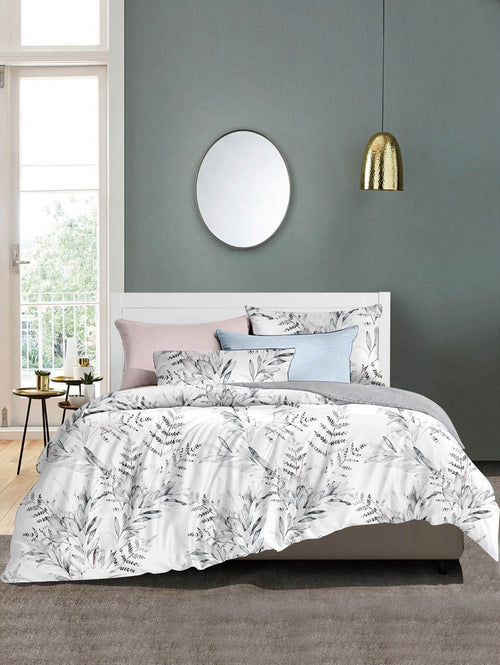 Beatrice duvet cover styled with matching shams
