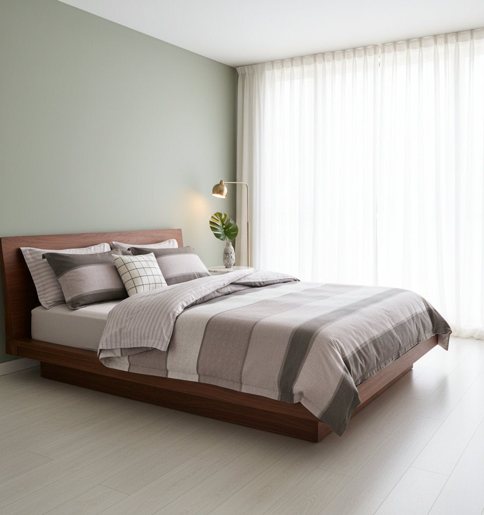 Will duvet cover set on a made bed