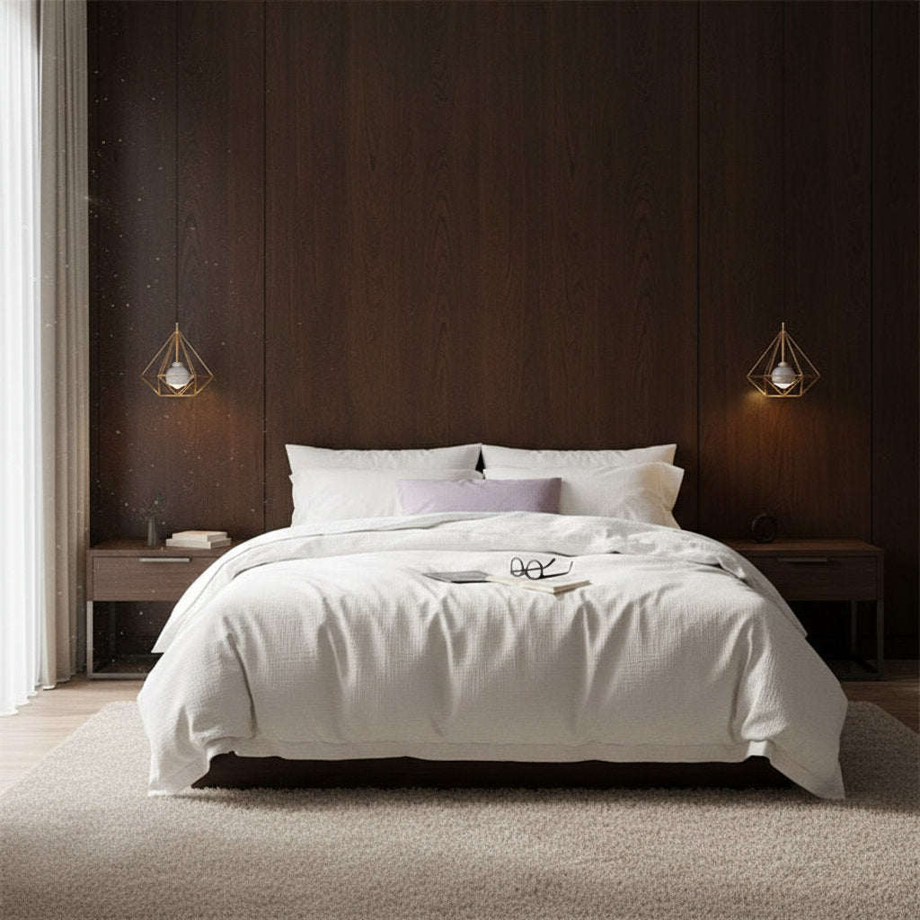 DCL duvet cover set in White
