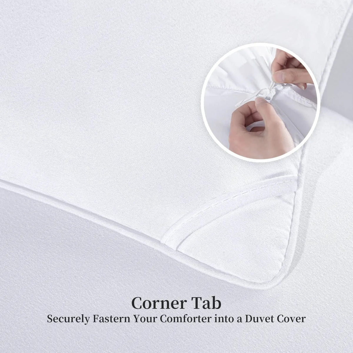 Duvet insert corner detail