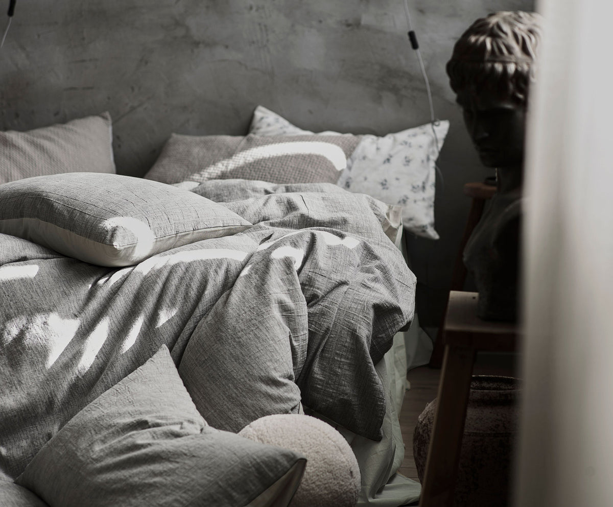 Jax duvet cover styled with matching shams