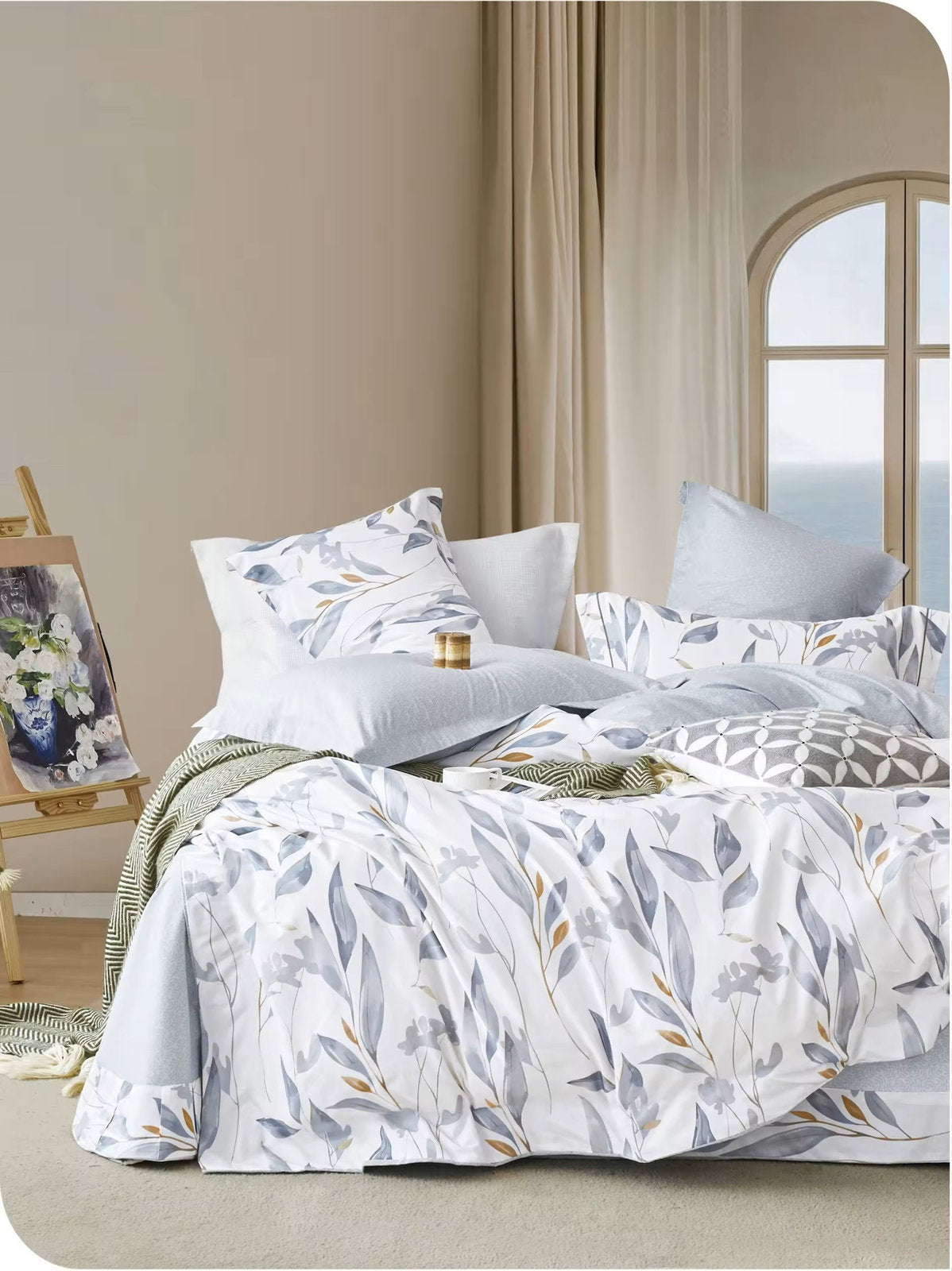 Kayla 400 thread count cotton duvet cover