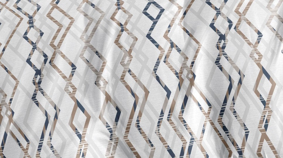 Close-up of the Adam embroidered quilting