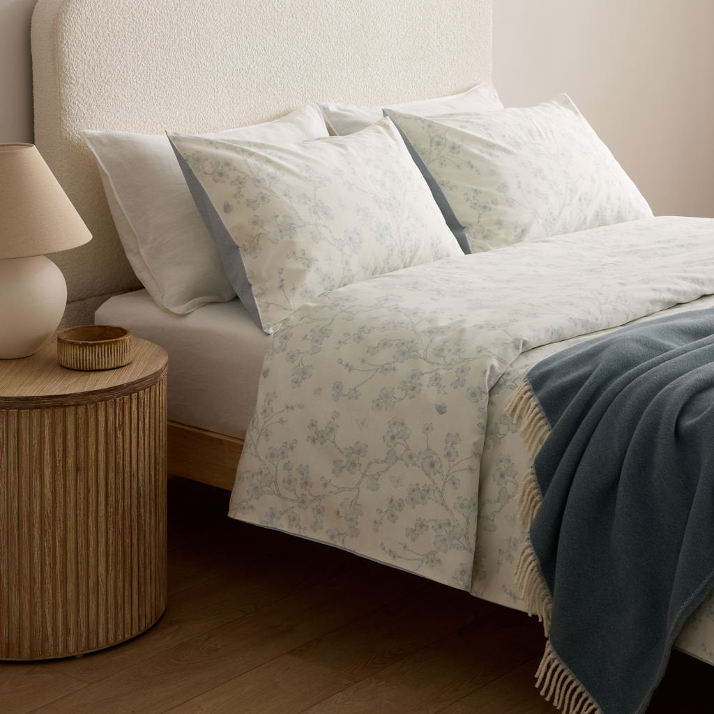 Danielle duvet cover styled with matching shams