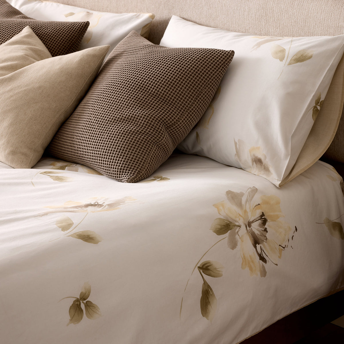 Kendall duvet cover styled with matching shams