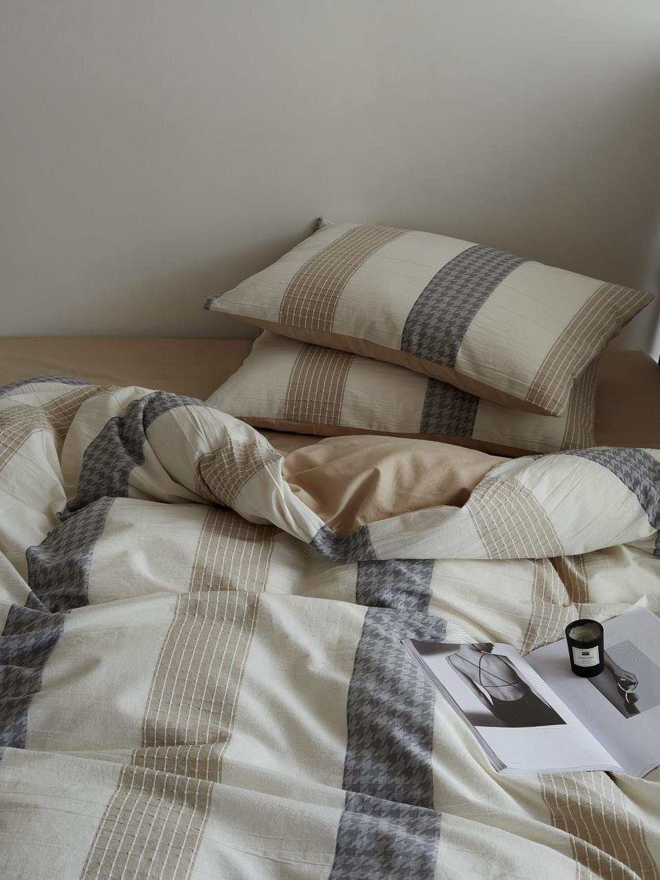Tyler duvet cover styled with matching shams