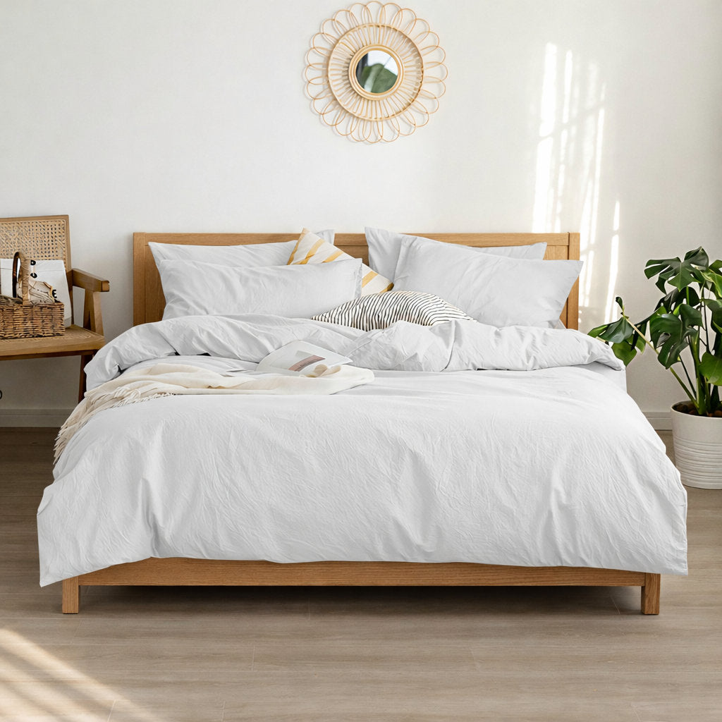 Nature duvet cover set in Ivory