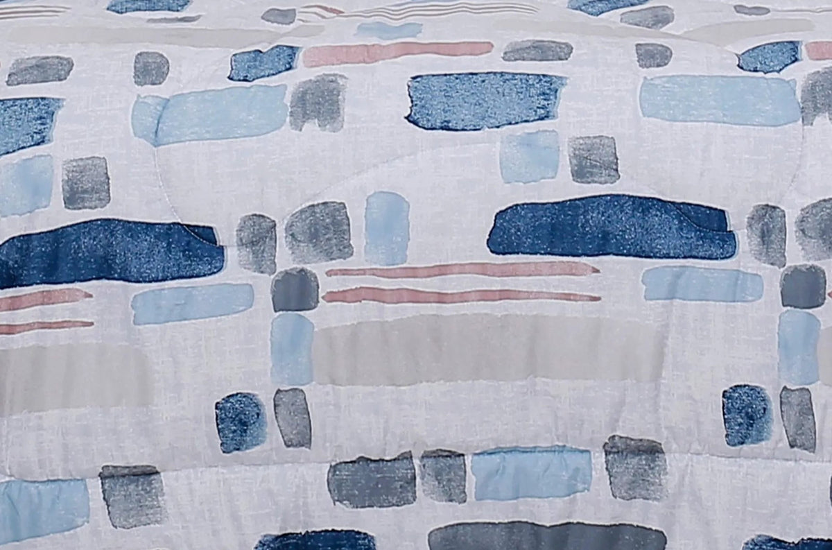 Close-up of the Edouard embroidered quilting
