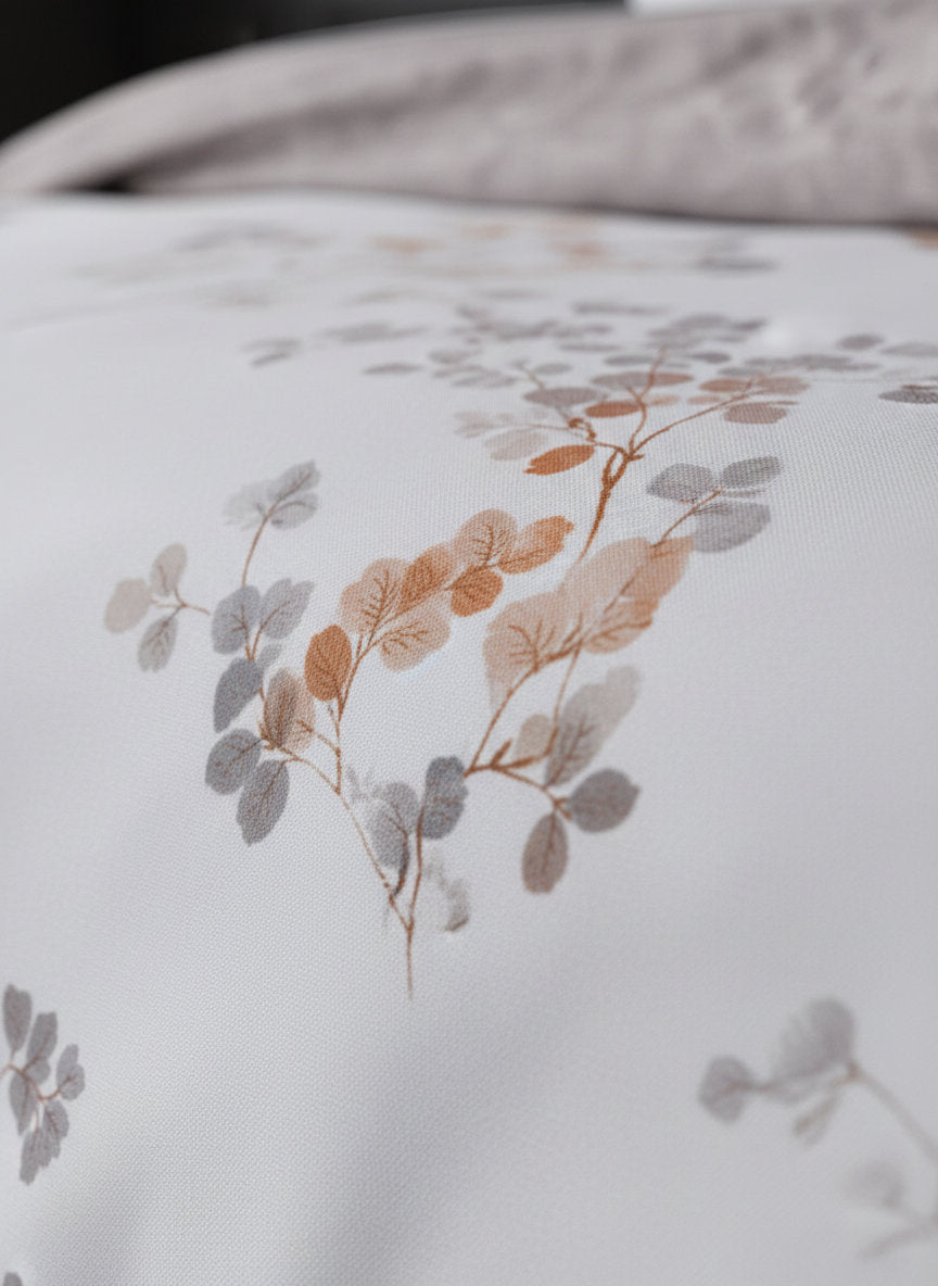 Victoria duvet cover styled with matching shams