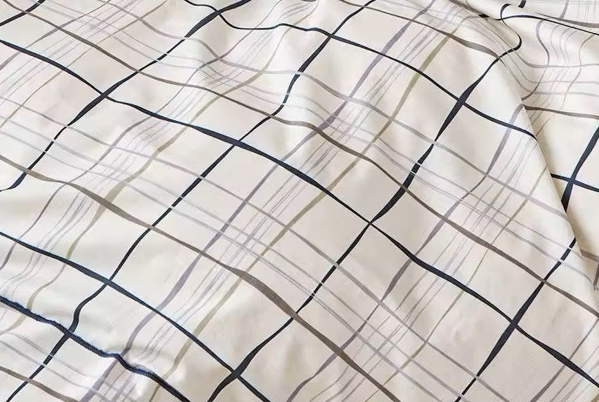 Close-up of the James cotton weave