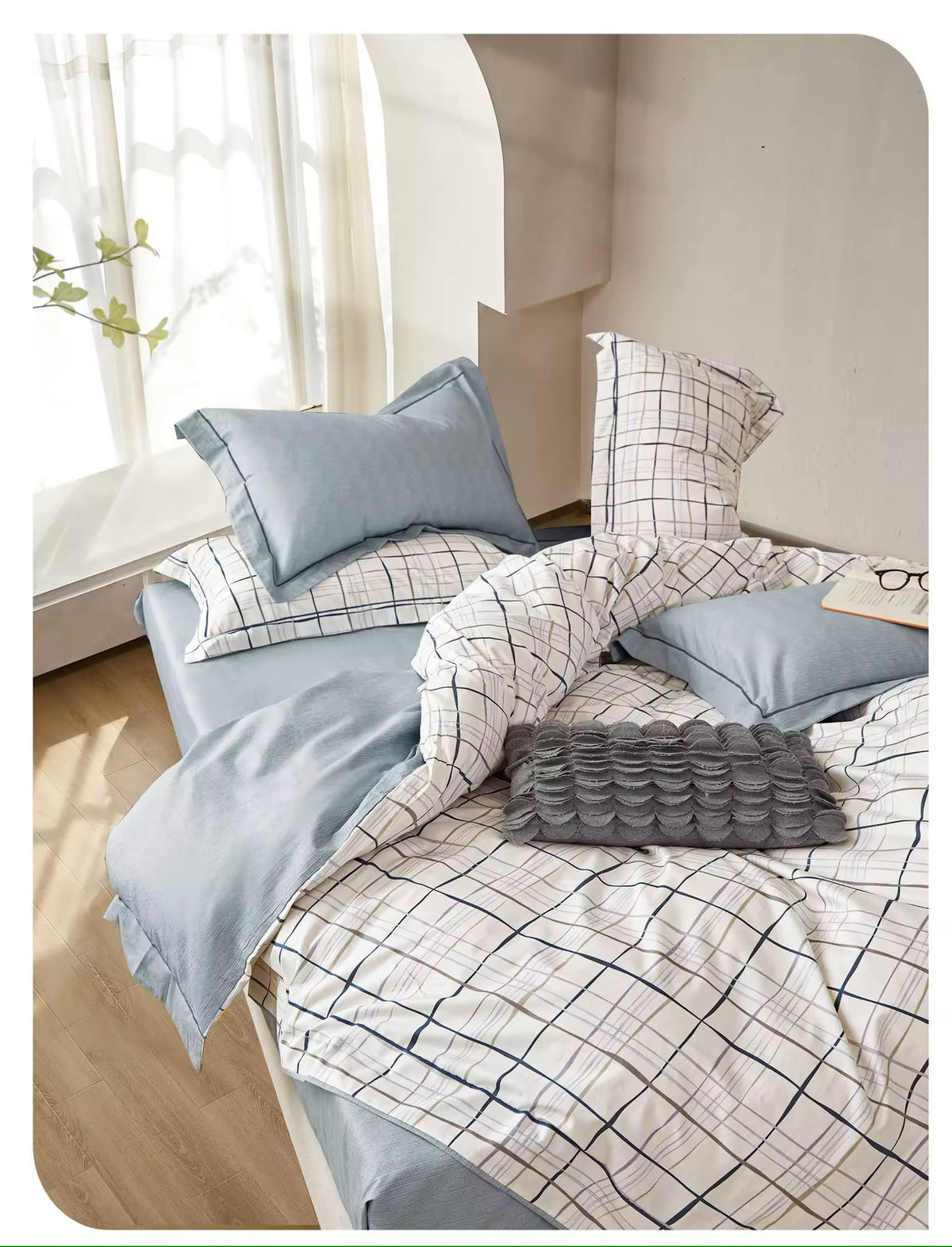 James 400 thread count cotton duvet cover