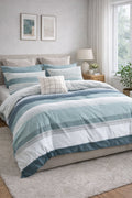 Tom duvet cover set on a made bed