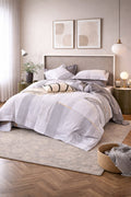 Andrew duvet cover set on a made bed